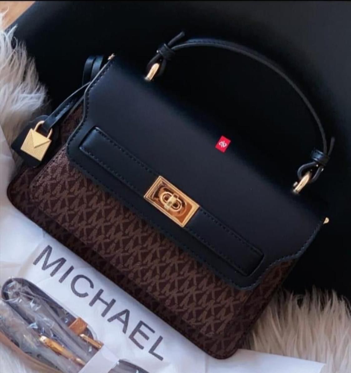Premium Leather Flap Handbag