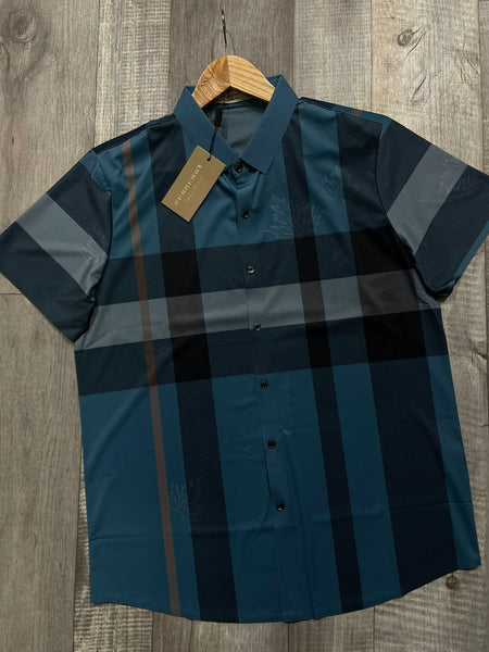 Premium Stretchable Short Sleeves Shirt