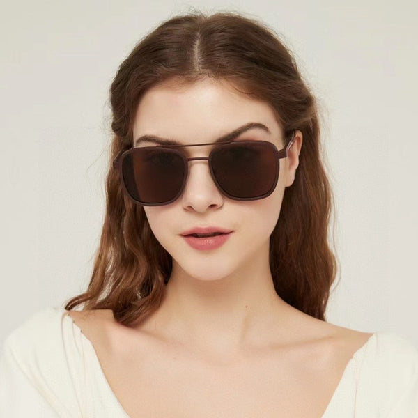 UV Protection Rectangular Sunglasses For Women