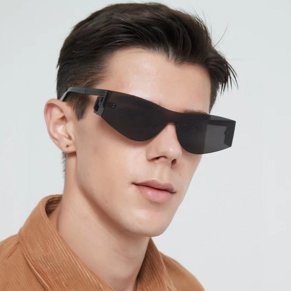 Initial Curved Arm Sunglass
