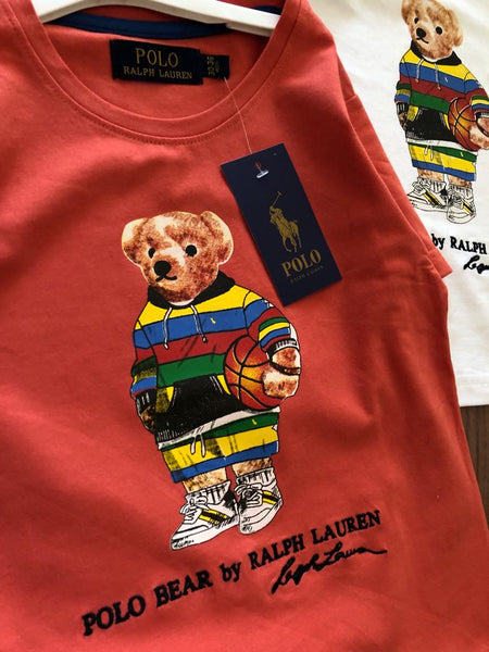 Premium Bear Printed Round Neck T-shirt