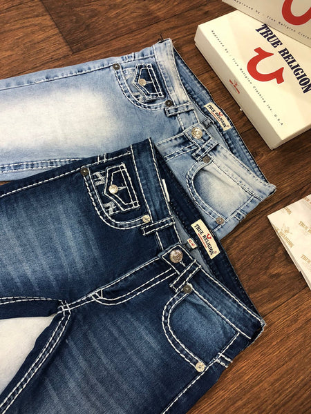 Premium Stretchable Denim With Brand Initial