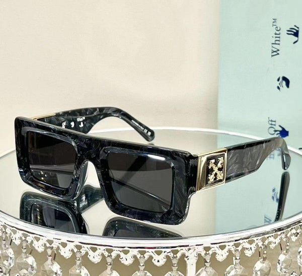 Premium Thick Frame With Arrow Pattern Sunglasses