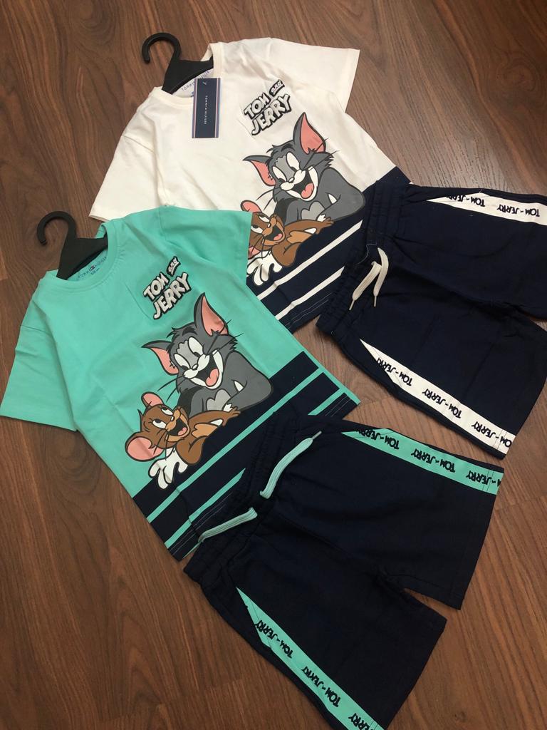 Tom And Jerry Print Cord Set For Kids