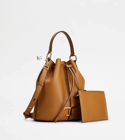 Premium Leather Bucket Bag For Ladies