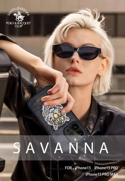 Santa Barbara Savanna Series Leather Case for iPhone 15 Series