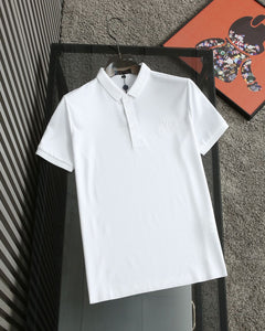 Cashmere And Cotton Blend Short-Sleeved Polo