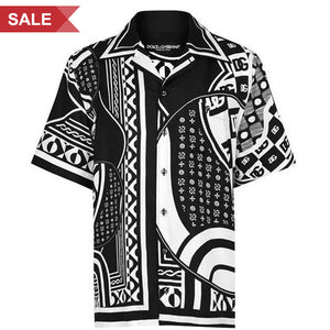 Bandana Print Silk Hawaii Shirt