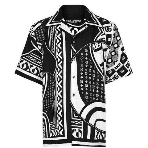 Bandana Print Silk Hawaii Shirt