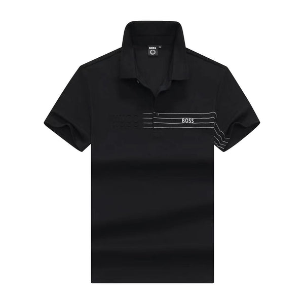 Premium Embossed Logo Polo T-shirt