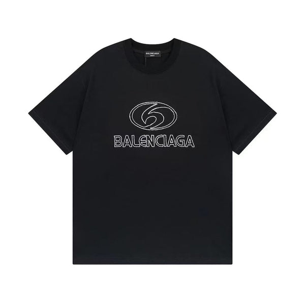 Premium Oversized Embroidered Logo T-Shirt