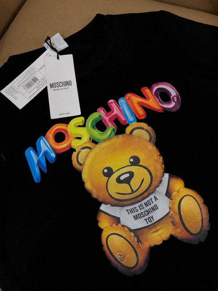 Black Inflatable Teddy Bear T-Shirt