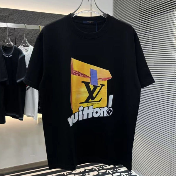 Premium Drop shoulder White Graphic T-Shirt