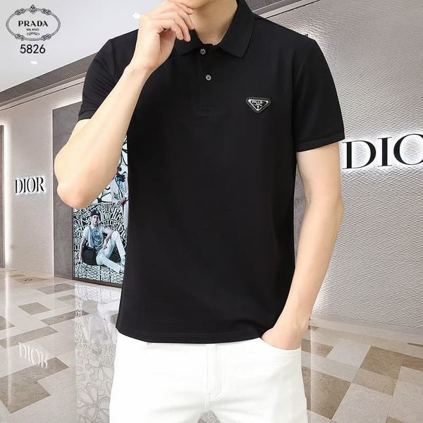 Luxury Trendy Polo Collar  T-shirt With Brand Logo