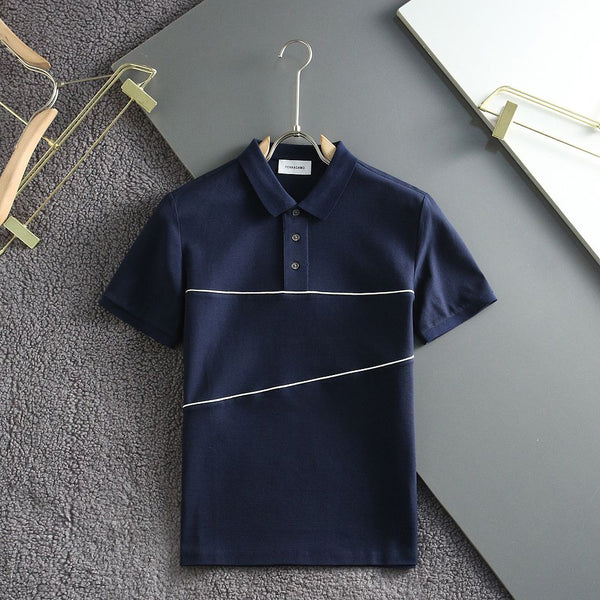 Polo Shirt With Contrasting Piping