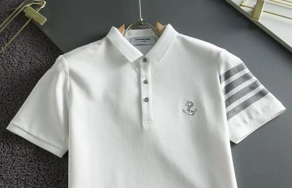 Branded Signature Embroidered Logo Polo Shirt