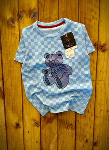 Premium  Embroidered Bear T-shirt For Kids