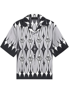 Premium Argyle  Bowling Shirt