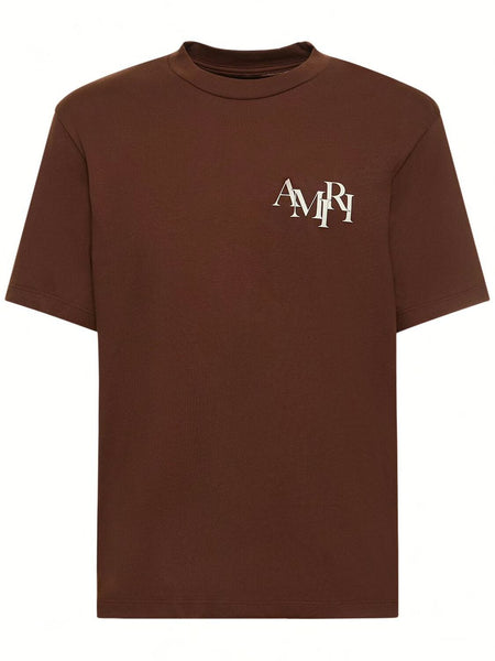 Men's Staggered Logo Drop Shoulder T-Shirt