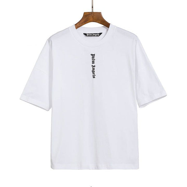 Premium Vertical Letter Printing Logo Oversized T-shirt