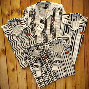 Premium Half Sleeve Camp Collar Crochet Shirt