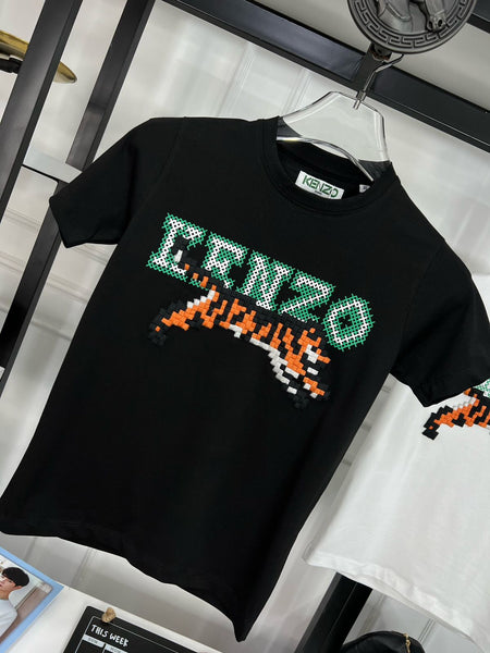 Premium Pixel  Work Round  T-shirt For Kids Girls and Boys