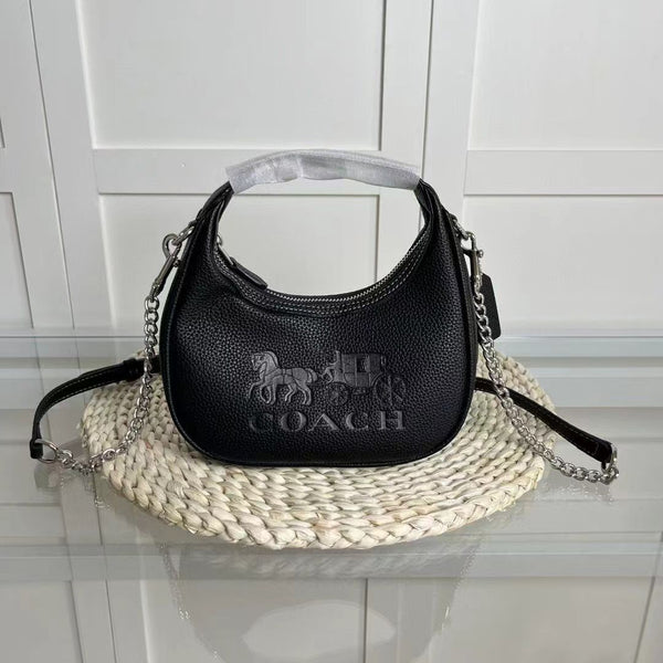 Black Carmen Mini Crossbody Bag