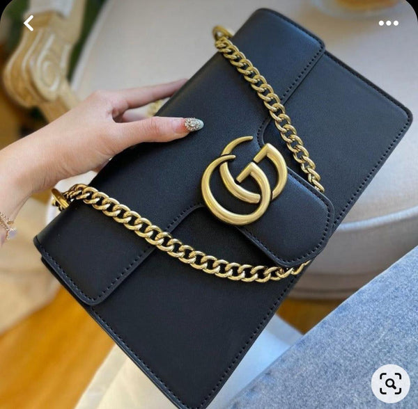 Premium  Quality  Initial GG Logo  Shoulder  Bag