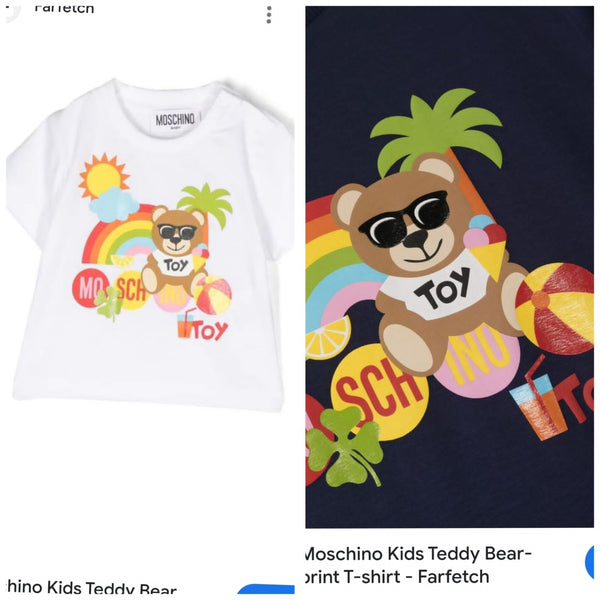 Premium Kids  Teddy Print T-shirt