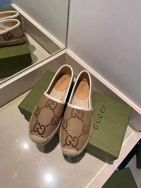 Beige Monogram Canvas Espadrilles