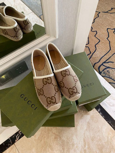 Beige Monogram Canvas Espadrilles