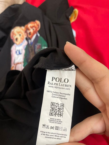 Luxury Polo-Bear Print Dress