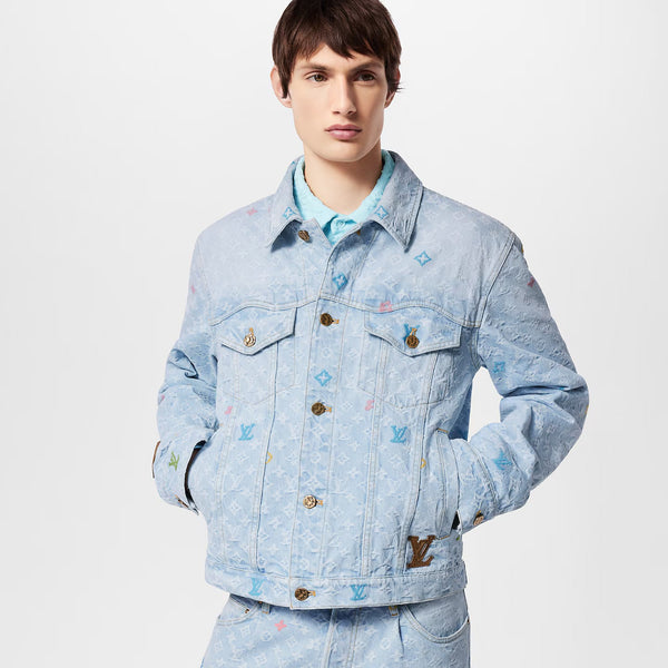 Premium Monogram Denim Jacket and Pant