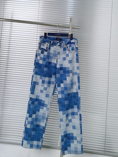 Premium Pixel Design  Denim Pant and Denim Jacket