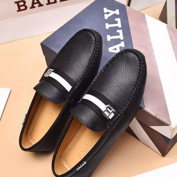 Imported Pilot Driver Grained Loafers