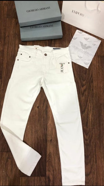 Imported Premium White  Denim