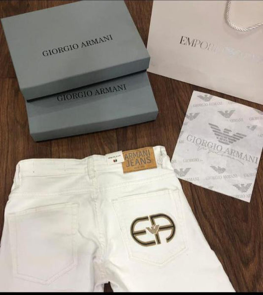 Imported Premium White  Denim