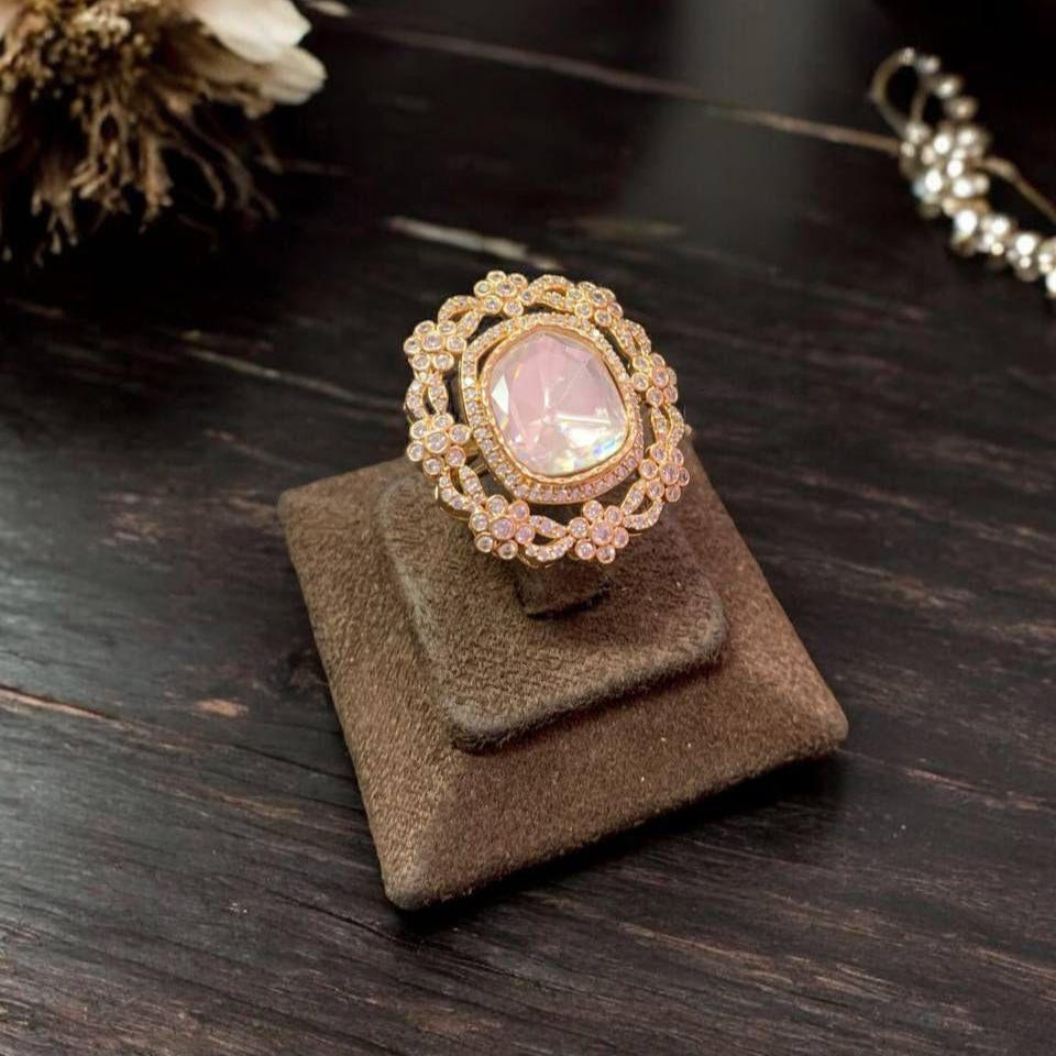 Rose Gold-Plated Classic Ring