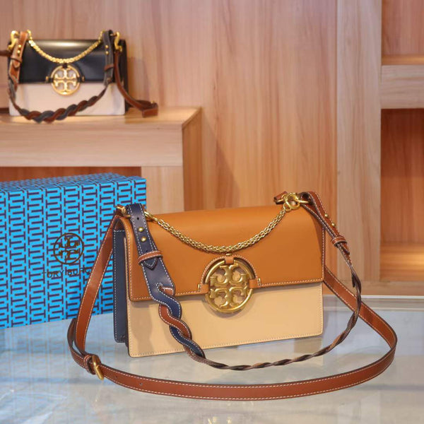 Luxury Color-Block Crossbody Bag