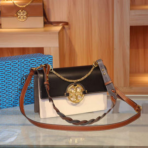 Luxury Color-Block Crossbody Bag