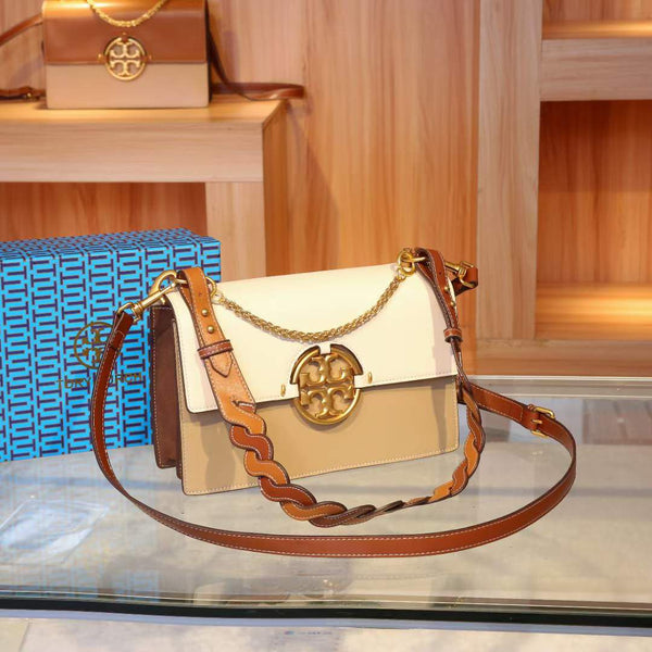 Luxury Color-Block Crossbody Bag