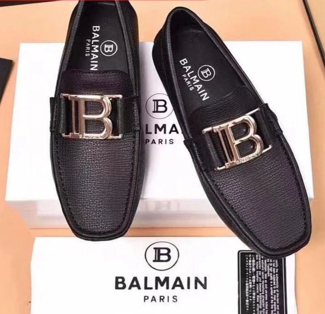 Imported Initial  B Logo  Loafers For Men