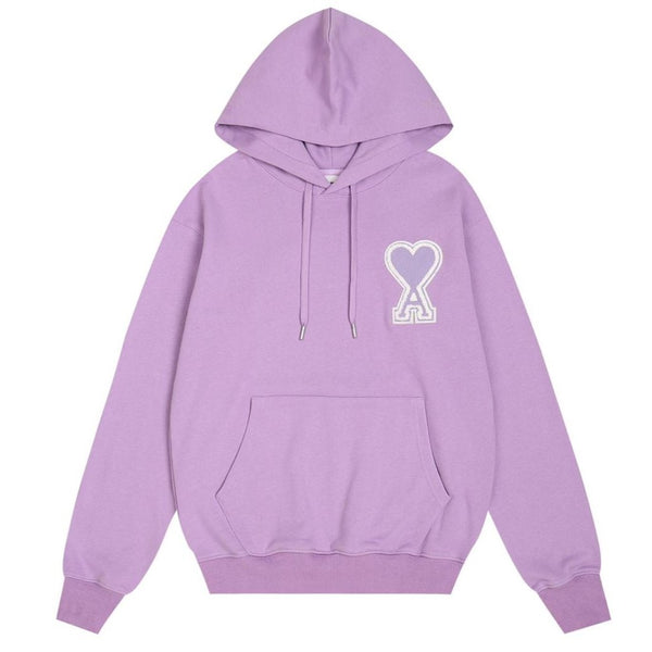 Imported Solid Color Coeur Sweatshirt