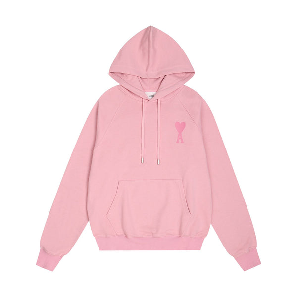 Imported Solid Color Coeur Sweatshirt