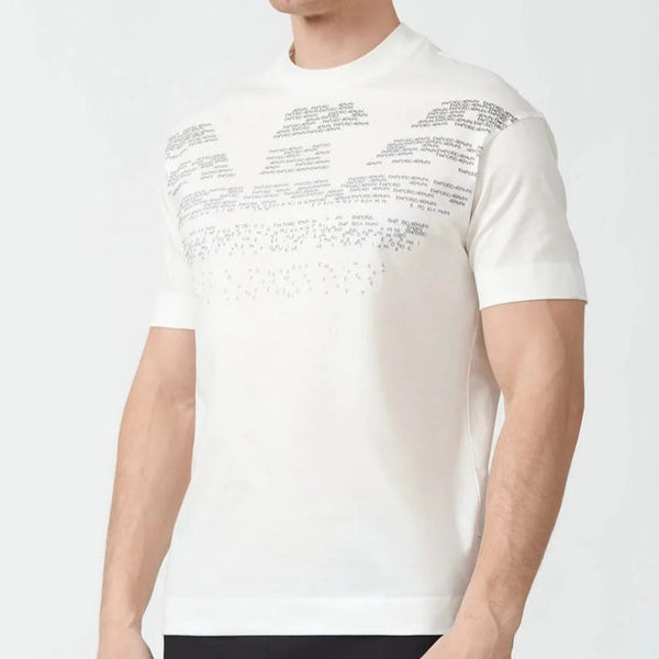 Luxury  Lettering Oversize Eagle Pattern T-Shirt