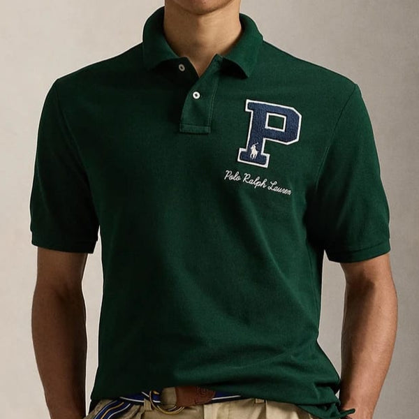 Imported   Classic-Fit Logo Patch  Polo Shirt