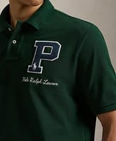 Imported   Classic-Fit Logo Patch  Polo Shirt
