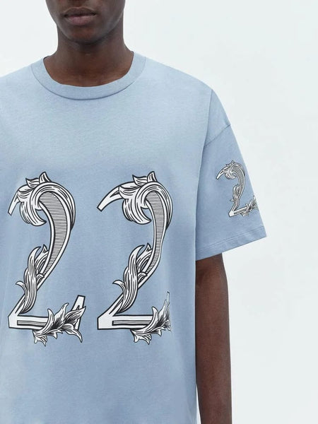 Luxury Brand Drop Shoulder  22 T-shirt