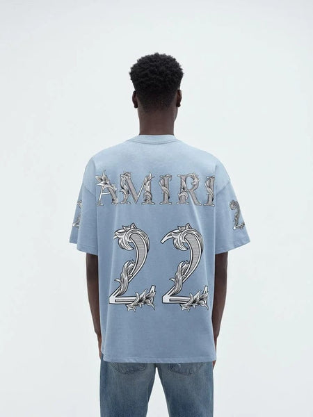 Luxury Brand Drop Shoulder  22 T-shirt