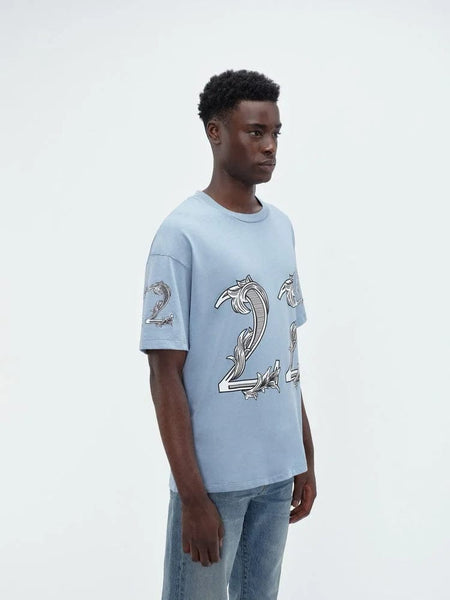 Luxury Brand Drop Shoulder  22 T-shirt
